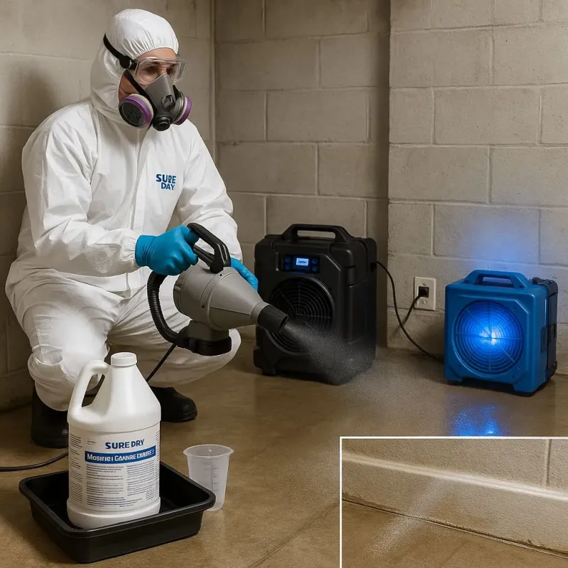 Sanitization and Odor Removal process in Trexlertown, PA
