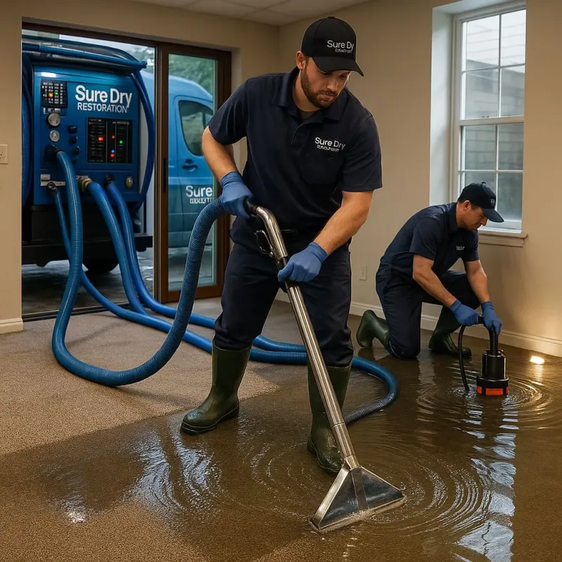 Water Extraction and Removal process in Trexlertown, PA